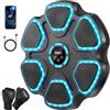 Smart Music Boxing Machine,9 livelli di velocità e volume Attrezzatura da pugilato, 2 modalità, Macchina musicale da pugilato a parete per adulti Bambini di formazione Indoor Home Workout Machine