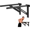 GORNATION Barre Parallele per Dips a Muro, Dip Station a Parete, Ideale per Calisthenics, per Palestra a Casa, Attrezzatura per Allenamento della Forza, Home Gym, Indoor/Outdoor (Indoor)