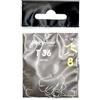 Sbirulino Amo Sbirulino T36 Curva Dritta per Pesca alla Trota - Nichelato con Punta Alta e Paletta - Made in Japan - Blister 15 Ami (Size #9 - Blister doppio)