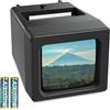 DigitPro Proiettore diapositiva da 35 mm e visualizzatore diapositive, ingrandimento 2x con illuminazione a LED per vecchie diapositive e film negativi da 35 mm (incluse 2 batterie AA)