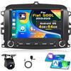 Inefala [4G+64G] Inefala Android 15 Autoradio per Fiat 500L 2013-2019 con Wireless Carplay Android, 7 Pollici Touchscreen Radio con Navi GPS WiFi RDS/FM Bluetooth EQ SWC Retrocamera Mic