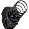 Jaavkkma 4 Pezzi Pellicola Protettiva per Garmin Venu 2 Vetro Temperato, Anti-graffio/HD, 3D Curva Protezione Schermo per Garmin Venu 2 - PMMA Film Protettivo Composito