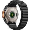 NotoCity Cinturino per Garmin Fenix 6x pro, Quickfit 26mm Cinturino per Garmin Fenix 8 51mm/7x/6x/7x pro/5x/5x plus/3/3HR, Nylon Gancio a G per Tactix 8 51mm, Enduro 2/3, Quatix 3/7x(Nero)