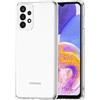 NEW'C Cover per Samsung Galaxy A23, Custodia Gel Trasparente Morbida Silicone Sottile TPU [Ultra Leggera e Chiaro]