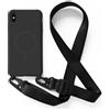 2NSPDRGNI Magnetica Cover con Collana Compatibile con iPhone XS MAX,Case con Laccio per Il Collo Custodia con Cordino,Nero