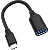kwinfei Convertitore cavo Adattatore USB 3.1, Adattatore USBC USB, USBC to US B, Cavo USB-C a USB-A Femmina, Alta Velocità 5 Gbps, Compatibile Laptop, Tablet, Smartphone Serie17/16/15, Nero