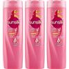 Sunsilk Scintille di Luce Shampoo per Capelli Spenti e Crespi Formula Active Fusion con Olio di Jojoba Collagene e Biotina Azione Illuminante Effetto Seta - 3 Flaconi da 400ml