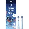 Oral-B iO Kids Disney Stitch Spazzolini di ricambio per spazzolino elettrico per bambini dai 6 anni, punte di riempimento orale B autentiche, fili extra morbidi, confezione da 2 testine di ricambio