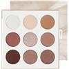 Docolor 9 colori palette di ombretti per il trucco Gemstone Opaco altamente pigmentato con glitter Smokey Cream Blendable Professionale Colorato - Nude e Marrone