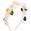 IYOU Fiore Principessa Fascia per Capelli Avorio Floreale Elegante Festa Compleanno Matrimonio Accessori per capelli per Bambina