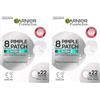 GARNIER Pure Active - Patch Button - Set di 2 x 22 - Riduce l'aspetto bottoni in 8 H* - Clinicamente provato - invisibile e ultra sottile - tecnologia idrocolloide - Vegan & Cruelty-Free - uomo e
