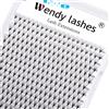 WENDY LASHES 12D Volume Russo Extension Ciglia Volume Russo 0.07mm D Curl 9-16mm Mista Lunghezza Ciglia Premade Volume Lashes Ciglia Finte Ciuffetti Volume Russo(320PCS-12D-0.07-D-9-16)