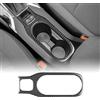 KUNGKIC Fibra di carbonio Auto Tazza Acqua Telaio Portabevande Pannello Adesivo Interno Decorativo Compatibile con Toyota Corolla 2019 2020 2021 2022 Accessori Nero