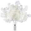 Pusuny Fiori di ciliegio artificiali decorativi, 89 cm, per vaso da pavimento alto, utilizzato come decorazione per la casa di nozze, fiori bianchi finti per centrotavola, bianco, 5 pezzi