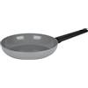 Sitram 716953 Padella in alluminio grigio collezione SILICE Ø 24 cm - Rivestimento antiaderente sano in ceramica garantito senza PFAS - Manico termoresistente, tutti i piani cottura inclusa induzione