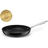 Gam'Hotel - Padella 28 cm nera antiaderente Greblon C2 a induzione