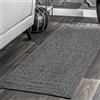 nuLOOM Wynn - Tappeto per interni ed esterni, 15,2 x 35,2 cm, colore: antracite