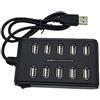 Schwamm di Prolunga Ad Alta Velocità a 10 Porte Adattatore Hub USB 2.0 per Dispositivo di Interfaccia PCB per Laptop