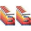 PANASONIC Confezione da 10 blister 1 batteria CR123 al litio Power 3 V