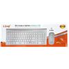 Linq KIT TASTIERA + MOUSE WIRELESS LINQ CS3000 SILVER/BIANCO CON TASTIERINO NUMERICO