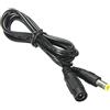Gaoominy 5.5Mm X 2.1Mm Power Jack Maschio A Femmina Cavo Di Prolunga Cavo Di Alimentazione Connettore Lunghezza Cavo: 1,2 M