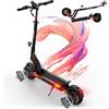 JOYOR T10 Monopattino Elettrico, Capacità Della Batteria 60V 18Ah,Autonomia di 70-85KM, Carico Massimo 150 kg, Nuovo sistema di smorzamento idraulico,Pulsante pieghevole,indicatore di direzione