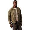 Calvin Klein Uomo Bomber Jeans Hero con Zip, Verde (Dusty Olive), XXL