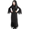 CARTOON Travestimento halloween Mortisia mamma Mercoledì Addams costume per bambina