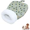 Generic Accogliente nido per cani e gatti, caldo e soffice, sacco a pelo per gatti, cuccia invernale semi-chiusa, in morbido peluche, per interni, gattini, cuccioli di piccola taglia, comodo cuccia per