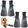 KRYMSON 1 set di scarpe per cani, confezione da 4, scarpe impermeabili per cani, stivali estivi, protezione zampe, stivali da pioggia per cani, stivali antiscivolo per animali domestici, adatti per