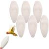 WeddHuis 6 Pezzi Osso di Seppia Premium per Tartarughe, Uccelli, Rettili, Draghi Barbuti e Lumache, Fonte Naturale di Calcio e Minerali (10-12cm)