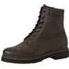Tamaris Damen Lace Boot Flat 1-25145-45, Stivaletto Donna, Fango, 38 EU
