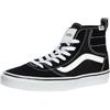 Vans Uomo Scarpe da Ginnastica Ashwood Hi Decon in Pelle Scamosciata, Black/White, 41 EU