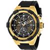 INVICTA Aviator 28100 Orologio da Uomo - Impermeabile - Analogico - Movimento Quarzo - acciaio inossidabile con quadrante nero - 50mm
