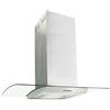Tidyard Cappa a Isola 90 cm in Acciaio Inossidabile e Vetro Temperato 756 m³/h LED 180 W | Argento
