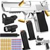 TaimeiMao Pistola Giocattolo Realistica, Pistole Giocattolo di Schiuma Blaster a Proiettile Morbido, Soft Bullet Toy Gun Desert Eagle per il Gioco All'interno e All'aperto, Regali di Compleanno per 14+