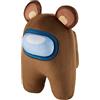 Among Us Huggable Plush Series 2 - Orsetto marrone, altezza 30 cm