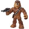 Star Wars Galactic Heroes Mega Mighties Chewbacca - Action figure da 25,5 cm con accessorio Bowcaster, giocattoli per bambini dai 3 anni in su