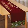 ARROMI Runner da tavola natalizio rosso, runner da tavola natalizio, moderno, albero di Natale, 186 x 35 cm, tovaglia natalizia