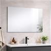 Kiamami Valentina - Specchiera semplice 90x60 con bordo levigato antitaglio