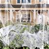 REJODA Ragnatele di Halloween, 300g Spider Web +30 Nero Finti Ragni, Stretch Ragnatele Estensibili Bianca, Ragnatela Halloween Decorazione per Feste di Ragnatela