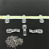 ENQIMAOYI COB Strip Light staffe di montaggio,100 clip di fissaggio della striscia di luce trasparente,100 viti incluse per fissare strisce LED COB e strisce di luce PCB nudo