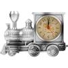 Garneck Sveglia vintage modelli in metallo orologio da auto vintage modelli di veicoli da tavolo scrivania orologio orario in miniatura sveglia creativa divertente orologio motore ferroviario orologio
