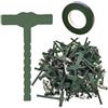 FDDU 100 Pezzi Forma Di T Spille Sicurezza In Plastica, Spille Di Sicurezza Boutonniere, Fai Da Te Matrimonio Fiore Sposo Spilla, Con Nastro Floreale, per Artigianato Fai Da Te, Spille Per Matrimonio, Fest