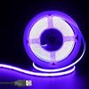 Clearhill Fita LED COB USB 5V, Viola, 8mm, 320 LED/m, 8W/m, CRI90, 2M, Pannello Doppio Elettroplaccato, IP20, Decorazioni Interne