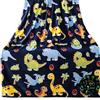 PORFOYO Coperta a forma di dinosauro, coperta luminosa al buio, per bambini, con dinosauri, 200 x 150 cm, si illumina al buio, soffice, regalo per ragazze e ragazzi di età compresa tra 2 e 12 anni