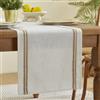 Wracra Runner da Tavolo in Iuta, Runner da Tavolo Rustico in macramè, Runner da Tavolo Bianco Sporco Decorativo per la casa Lungo 230 cm per l'uso Quotidiano