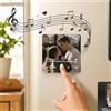 Bykiyevm Calamita per frigorifero con musica personalizzata, con placca Spotify, copertina per foto, canzoni e album, regalo di Natale, San Valentino, anniversario, compleanno, per coppie, lei, mamma, donne
