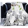 Chickwin Chickw11 Coperta di Flanella, 3D Animale Stampa Morbida Leggera Pile Coperte Calda Coperta Tutte Le Stagioni Multifunzionale per Divano o Letto Singolo e Matrimoniale (Koala,120x150cm)