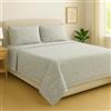 Corredocasa Completo Lenzuola in Flanella - Letto Una piazza e mezza | Set Lenzuola Invernale Morbido e Caldo, Include Lenzuolo Sopra, Lenzuolo con Angoli Elasticizzati e Federa Coordinata (Beige)
